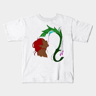 Copy of Elf drinking from a flower Kids T-Shirt